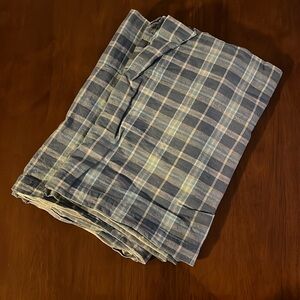 🏠 The Country Home Collection Plaid Valance 2 Panels